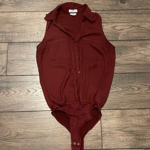 Express Portifino Sleeveless Bodysuit